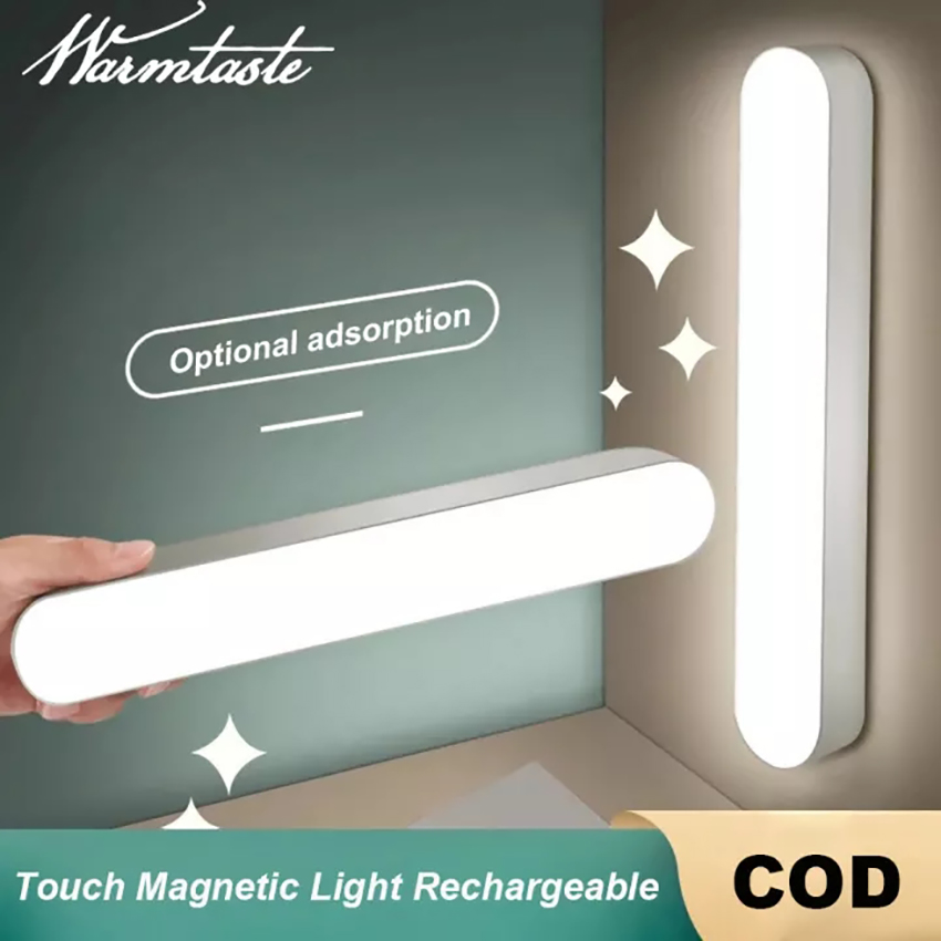 Warmtaste Led đèn ngủ USB Rechargeable đèn để bàn học sinh chống cận Đèn ban đêm không dây Touch Dimming đèn tủ quần áo for Room Bedroom đèn tủ quần áo thanh đèn