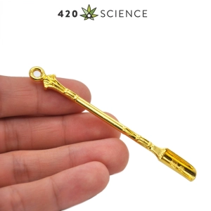 ภาพหน้าปกสินค้า420 Science Gold 80mm Cleaning Tool Monal Spoon ซึ่งคุณอาจชอบราคาและรีวิวของสินค้านี้