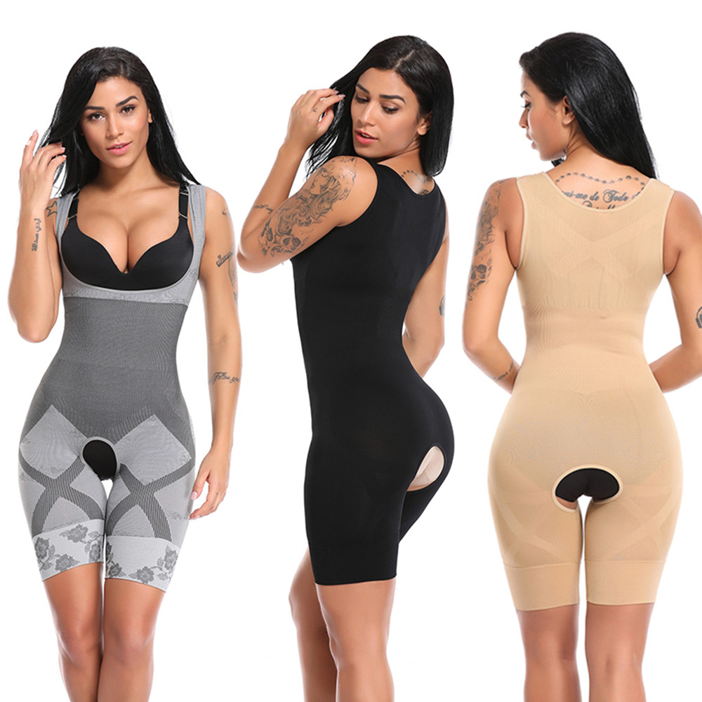 N73VHRHM Seamless Underwear Bodysuit Gift Women Shapewear Ladies Body Shaper Slimming Tummy Control