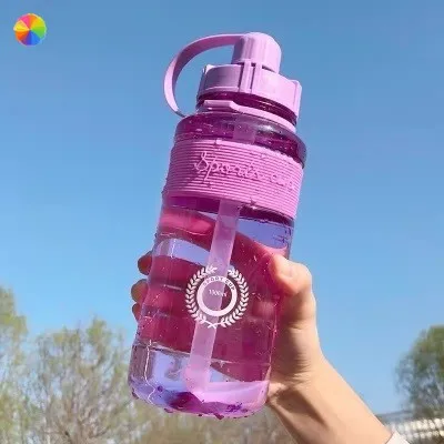 ️FREE strap️ 1L/2L (1000ml /2000ml) Water Bottle Large Capacity BPA Free Bottles Sports Drinking Bottle Outdoor bottle Portable Kettle CRUITRSHOP (4)