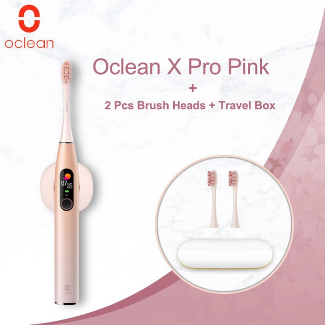 สำหรับผู้ใหญ่ Sonic Oclean XPRO แปรงสีฟัน Global Version 2-In-1แท่นชาร์จโทรศัพท์ IPX7สีหน้าจอสัมผัสแปรงสีฟัน Fast Charge