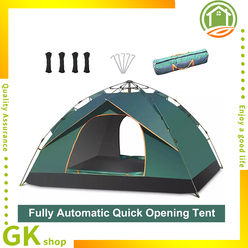 Camping Tent 6-8 Person Car Tent Hydraulic Automatic Large Travelling Waterproof 