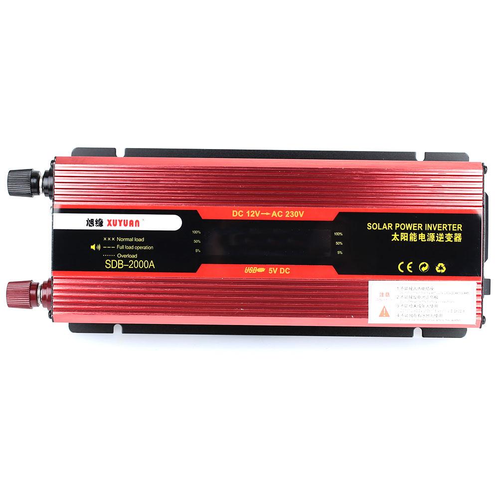 Auto Inverter Solar Power Inverter High Performance Modified Sine Wave DC12V To AC110V/220V Outdoor Transformer for XUYUAN