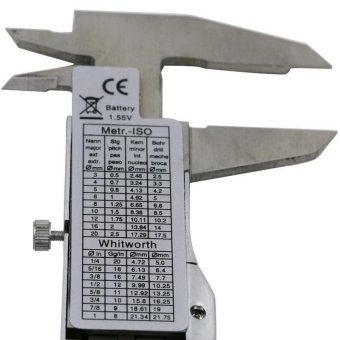1 PC New Metal 6-Inch 150mm Stainless Electronic Digital VernierCaliper Micrometer Measuring Tools Vernier Calipers - Intl April 2018 - 3 1 PC New Metal 6-Inch 150mm Stainless Electronic Digital VernierCaliper Micrometer Measuring Tools Vernier Calipers - intl - 3