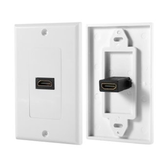 1 Port Gold Plated HDMI With Ethernet Wall Plate Face Cover ForHome Theater DVD(White) - Intl June 2018 - 5 1 Port Gold Plated HDMI with Ethernet Wall Plate Face Cover forHome Theater DVD(White) - intl - 5
