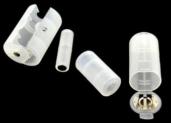 1 Set 4pcs Cell Battery Adaptor Holder Case Converter Switcher AAto D Batteries Adapter AA To C Battery Box AAA To AA Size - Intl April 2018 - 2 1 set 4pcs Cell Battery Adaptor Holder Case Converter Switcher AAto D Batteries Adapter AA to C Battery Box AAA to AA Size - intl - 2
