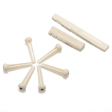 1 Set Acoustic Guitar Bone Bridge Pins Nut Saddle Part White August 2018 - 3 1 Set Acoustic Guitar Bone Bridge Pins Nut Saddle Part White - 3