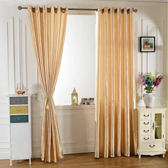 100 X 250CM Pure Color Grommet Ring Top Blackout Window Curtain ForBedroom Living Room - Intl June 2018 - 2 100 x 250CM Pure Color Grommet Ring Top Blackout Window Curtain forBedroom Living Room - intl - 2