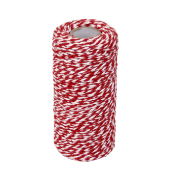 100M Wrap Gift Cotton Rope Ribbon Twine Rope Cord String Red, White June 2018 - 2 100M Wrap Gift Cotton Rope Ribbon Twine Rope Cord String Red, White - 2