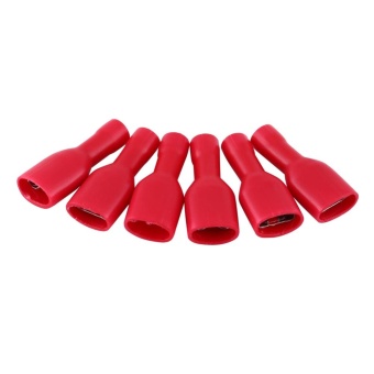 100pcs Red Crimp Terminals Insulated Electrical Wire QuickDisconnect Connector 0.5 To 1.5mm? - Intl June 2018 - 4 100pcs Red Crimp Terminals Insulated Electrical Wire QuickDisconnect Connector 0.5 to 1.5mm? - intl - 4
