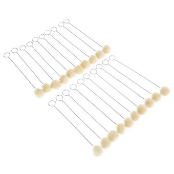 100pcs Wool Daubers With Metal Handle For Leather Dyes - Intl June 2018 - 4 100pcs Wool Daubers with Metal Handle for Leather Dyes - intl - 4