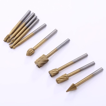 10pcs/Set HSS Titanium Dremel Routing Rotary Milling Rotary FileCutter Woo - Intl June 2018 - 2 10pcs/Set HSS Titanium Dremel Routing Rotary Milling Rotary FileCutter Woo - intl - 2