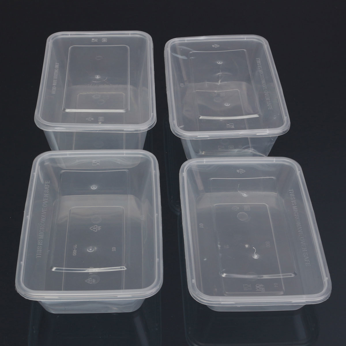 Philippines 10x Plastic Containers Tubs Clear With Lids Microwave 10x Plastic Containers Tubs Clear With Lids Microwave Food Safe Takeaway Box 750ml Intl