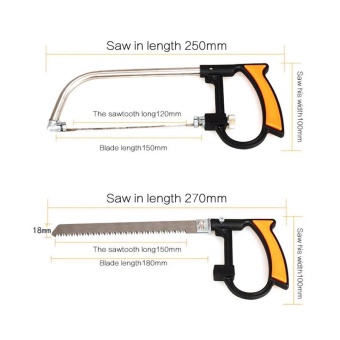 11 In 1 Magic Bow Saw Hand Home Tools Kit Steel Glass Wood Working Cutting With Box Orange - Intl June 2018 - 4 11 In 1 Magic Bow Saw Hand Home Tools Kit Steel Glass Wood Working Cutting with Box Orange - intl - 4