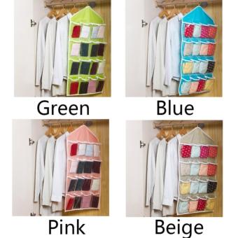 16 Pockets Door Wardrobe Hanging Bag DIY Rack Hanger StorageOrganizer (Beige) June 2018 - 4 16 Pockets Door Wardrobe Hanging Bag DIY Rack Hanger StorageOrganizer (Beige) - 4