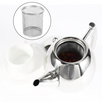1L Stainless Steel Teapot Coffee Pot Water Kettle With Filter - Intl June 2018 - 3 1L Stainless Steel Teapot Coffee Pot Water Kettle With Filter - intl - 3