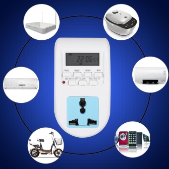 1Pc 220V Multi-functional LCD Digital Timer Socket Timing OutletSwitch EU Plug New - Intl June 2018 - 2 1Pc 220V Multi-functional LCD Digital Timer Socket Timing OutletSwitch EU Plug New - intl - 2