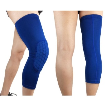 1pcs Basketball Leg Sleeve Breathable Football Knee Pads Sport Safety Honeycomb Kneepads Bumper Knee Protector Size M - Intl June 2018 - 2 1pcs Basketball Leg Sleeve Breathable Football Knee Pads Sport Safety Honeycomb Kneepads Bumper Knee Protector Size M - intl - 2