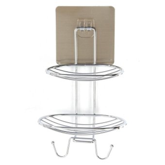 2 Deck Soap Holder Dish Basket Hook Bathroom Shower Tray Wall Strong Suction Cup Type2 - Intl June 2018 - 3 2 Deck Soap Holder Dish Basket Hook Bathroom Shower Tray Wall Strong Suction Cup Type2 - intl - 3
