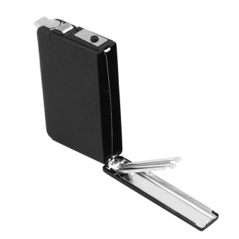 2 In 1 Cigarette Case Box Holder Windproof Flame Fire Gas Refillable Lighter June 2018 - 3 2 in 1 Cigarette Case Box Holder Windproof Flame Fire Gas Refillable Lighter - 3