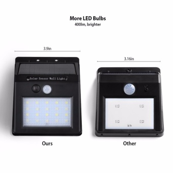 2 Pack 20 LED Solar Motion Light, Outdoor Sensor Security LED Light For Garden, Pathway, Deck Stair, 400 Lumens Super Bright, Waterproof, Intelligent Two Sensing Modes - Intl June 2018 - 4 2 Pack 20 LED Solar Motion Light, Outdoor Sensor Security LED light For Garden, Pathway, Deck Stair, 400 Lumens Super Bright, Waterproof, Intelligent Two Sensing Modes - intl - 4
