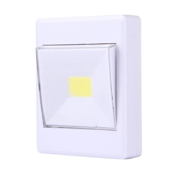 2 PCS Mini White Light COB LED Switch Wall Light Night Light LampCloset Light - Intl June 2018 - 2 2 PCS Mini White Light COB LED Switch Wall Light Night Light LampCloset Light - intl - 2