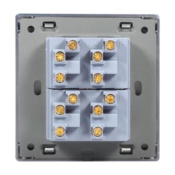 2 Way Modern Type Electrical Push Buttons Wall Light Switch (4Gang) - Intl June 2018 - 4 2 Way Modern Type Electrical Push Buttons Wall Light Switch (4Gang) - intl - 4