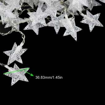 200CM Fairy Light 20stars Led String Garlands Strip Battery Powered Holiday Christmas New Year Decor XR - Intl June 2018 - 4 200CM Fairy Light 20stars Led string Garlands strip Battery powered holiday christmas New Year Decor XR - intl - 4