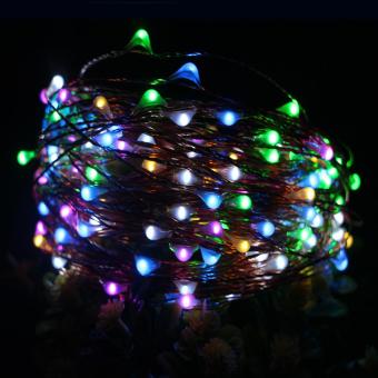 20M 200LED 8Modes Copper Wire Battery Operated Led String LightChrismas Outdoor Fairy Lights Decoration Wedding Garland - Intl July 2018 - 4 20M 200LED 8Modes Copper Wire Battery Operated Led String LightChrismas Outdoor Fairy Lights Decoration Wedding Garland - intl - 4