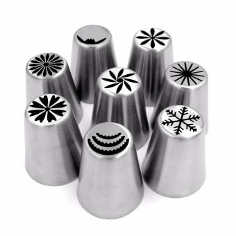 22pcs/set Russian Icing Piping Nozzles Stainless Steel DIY CakeCream Tools Pastry Tips Set - Intl June 2018 - 4 22pcs/set Russian Icing Piping Nozzles Stainless Steel DIY CakeCream Tools Pastry Tips Set - Intl - 4