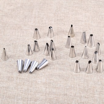 23pcs Stainless Steel Icing Piping Nozzles Pastry Tips Set For No Box - Intl June 2018 - 2 23pcs Stainless Steel Icing Piping Nozzles Pastry Tips Set For No Box - Intl - 2