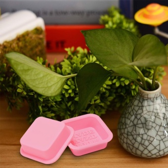 24 PCS HAND MADE Reusable Silicone Soap Mold Pink DIY Square Handmade Soaps Moulds - Intl July 2018 - 3 24 PCS HAND MADE Reusable Silicone Soap Mold Pink DIY Square Handmade Soaps Moulds - intl - 3