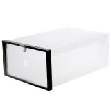 2PCS Clear Plastic Stackable Shoe Box Case Home Storage Container Office Organiser Black - Intl August 2018 - 4 2PCS Clear Plastic Stackable Shoe Box Case Home Storage Container Office Organiser Black - Intl - 4