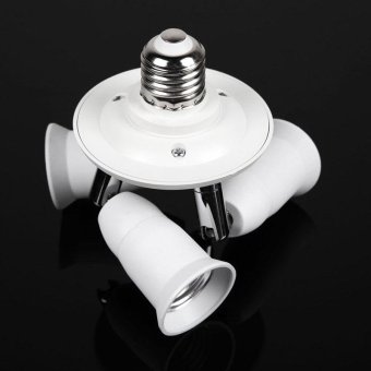 3 In 1 Adjustable E27 Base Light Lamp Bulb Adapter Holder Socket Splitter - Intl June 2018 - 2 3 in 1 Adjustable E27 Base Light Lamp Bulb Adapter Holder Socket Splitter - intl - 2