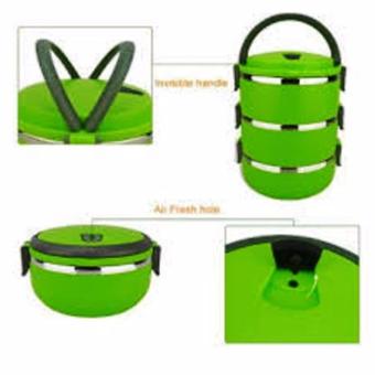 3 Layer Stainless Steel Thermal Bento Lunch Box June 2018 - 3 3 Layer Stainless Steel Thermal Bento Lunch Box - 3