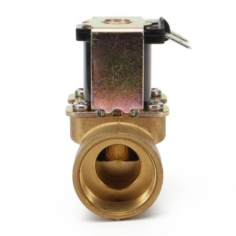 3/4 Inch N/C 12V DC VDC Slim Brass Electric Solenoid Valve NPSM Gas Water Air Gold - Intl June 2018 - 3 3/4 Inch N/C 12V DC VDC Slim Brass Electric Solenoid Valve NPSM Gas Water Air Gold - intl - 3