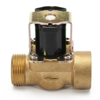 3/4 Inch N/C 12V DC VDC Slim Brass Electric Solenoid Valve NPSM Gas Water Air Gold - Intl June 2018 - 2 3/4 Inch N/C 12V DC VDC Slim Brass Electric Solenoid Valve NPSM Gas Water Air Gold - intl - 2