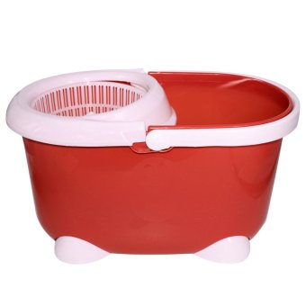 360 Easy Magic Floor Spin Mop Microfiber Rotating Head (Red) June 2018 - 2 360 Easy Magic Floor Spin Mop Microfiber Rotating Head (Red) - 2