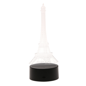 3D Optical Illusion LED Table Night Light USB Cable BatteryOperated Desk Lamp Wedding Valentine's Day Halloween DecorationsEiffel Tower Shape Warm White June 2018 - 2 3D Optical Illusion LED Table Night Light USB Cable BatteryOperated Desk Lamp Wedding Valentine's Day Halloween DecorationsEiffel Tower Shape Warm White - 2
