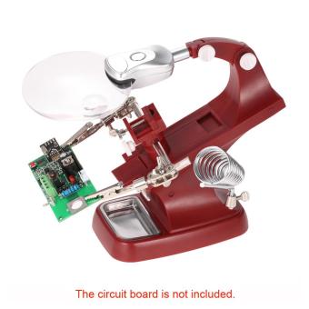 3X/4.5X Welding Desktop Magnifier With 2 Alligator Clip HelpingHand Soldering Holder Repair Tool - Intl June 2018 - 2 3X/4.5X Welding Desktop Magnifier with 2 Alligator Clip HelpingHand Soldering Holder Repair Tool - intl - 2