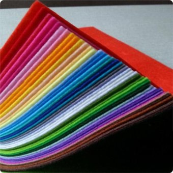 40 Pcs/Lot Mixed Color Felt Fabric 1mm Thickness Felts 20x30CM - Intl May 2018 - 4 40 Pcs/Lot Mixed Color Felt Fabric 1mm Thickness Felts 20x30CM - intl - 4