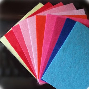 40 Pcs/Lot Mixed Color Felt Fabric 1mm Thickness Felts 20x30CM - Intl May 2018 - 5 40 Pcs/Lot Mixed Color Felt Fabric 1mm Thickness Felts 20x30CM - intl - 5