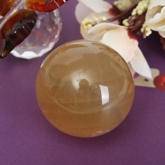 40mm Yellow Citrine Calcite Quartz Crystal Sphere Ball Healing Gemstone Decor - Intl June 2018 - 4 40mm Yellow Citrine Calcite Quartz Crystal Sphere Ball Healing Gemstone Decor - intl - 4