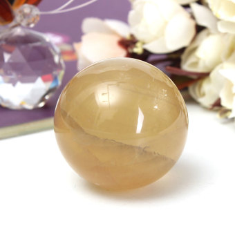 40mm Yellow Citrine Calcite Quartz Crystal Sphere Ball Healing Gemstone Decor - Intl June 2018 - 2 40mm Yellow Citrine Calcite Quartz Crystal Sphere Ball Healing Gemstone Decor - intl - 2