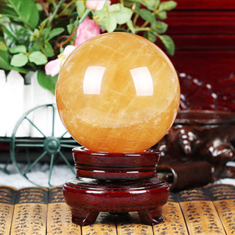 40mm Yellow Citrine Calcite Quartz Crystal Sphere Ball Healing Gemstone Decor - Intl June 2018 - 5 40mm Yellow Citrine Calcite Quartz Crystal Sphere Ball Healing Gemstone Decor - intl - 5