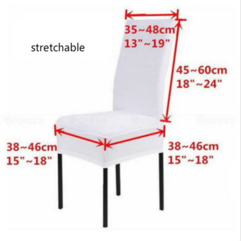 4pcs Stretch Chair Cover Slipcover Dining Room Wedding Banquet 1# -Intl July 2018 - 2 4pcs Stretch Chair Cover Slipcover Dining Room Wedding Banquet 1# -Intl - 2