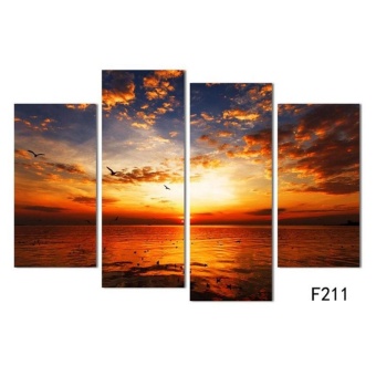 4Pcs/lot Modern Landscape Canvas Wall Print Oil Painting For Home Decor - Intl June 2018 - 3 4Pcs/lot Modern Landscape Canvas Wall Print Oil Painting For Home Decor - intl - 3