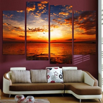 4Pcs/lot Modern Landscape Canvas Wall Print Oil Painting For Home Decor - Intl June 2018 - 2 4Pcs/lot Modern Landscape Canvas Wall Print Oil Painting For Home Decor - intl - 2