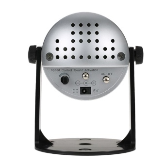 4W 4LED Speed Adjustable Sound Activated Dynamic Moving Snowflake Film Projector Light Pattern Decoration Lamp Spotlight For Christmas Xmas Party Wedding - Intl June 2018 - 4 4W 4LED Speed Adjustable Sound Activated Dynamic Moving Snowflake Film Projector Light Pattern Decoration Lamp Spotlight for Christmas Xmas Party Wedding - intl - 4