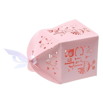 50pcs Paper Candy Sweets Gift Bonboniere Cardboard Boxes Wedding Favors (Pink) June 2018 - 4 50pcs Paper Candy Sweets Gift Bonboniere Cardboard Boxes Wedding Favors (Pink) - 4